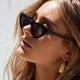 cat eye shade for women fashion sunglasses brand woman vintage retro triangular cateye glasses oculos feminino sunglasses Sexy