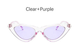cat eye shade for women fashion sunglasses brand woman vintage retro triangular cateye glasses oculos feminino sunglasses Sexy