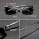 KINGSEVEN 2020 Men's Sunglasses Aluminum Magnesium Polarized Driving Mirror Eyewear For Men/Women UV400 Oculos