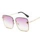 Luxury Square Bee Sunglasses Women Men Retro Brand designer Metal Frame Oversized Sun Glasses Female Grandient Shades Oculos