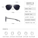 MERRYS DESIGN Men Classic Pilot Sunglasses Aviation Frame HD Polarized Sunglasses For Driving TR90 Legs UV400 Protection S8057