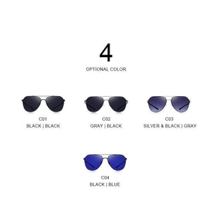 MERRYS DESIGN Men Classic Pilot Sunglasses Aviation Frame HD Polarized Sunglasses For Driving TR90 Legs UV400 Protection S8057