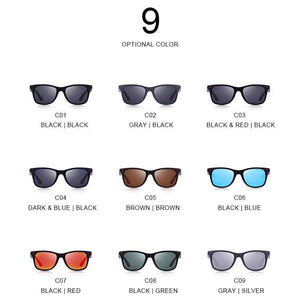 MERRYS DESIGN Men Women Classic Retro Rivet Polarized Sunglasses Lighter Design Square Frame 100% UV Protection S8508