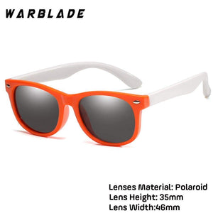 WarBlade New Kids Polarized Sunglasses TR90 Boys Girls Sun Glasses Silicone Safety  Glasses Gift For Children Baby UV400 Eyewear