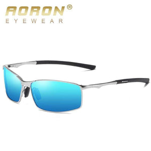 Aoron 2019 Mens Polarized Sunglasses for Sports,Outdoor Driving Sunglasses Men,Metal Frame Sun Glasses gafas de sol hombre