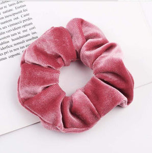 33Colors Korea Velvet Hair Scrunchie Elastic Hair Bands Solid Color Women Girls Headwear Ponytail Holder Hair Accessories