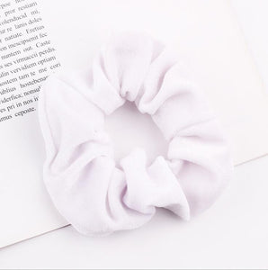 33Colors Korea Velvet Hair Scrunchie Elastic Hair Bands Solid Color Women Girls Headwear Ponytail Holder Hair Accessories