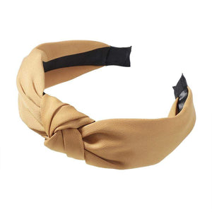 Haimeikang Solid Colors Hair  Knotted Hair Band for Women Headbands Hairbands Headwear 2018 New Arrival