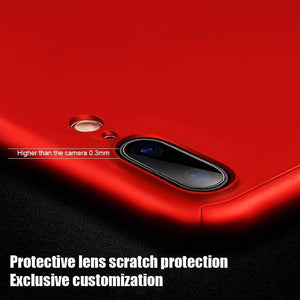 360 Full Cover Phone Case For iPhone X 8 6 6s 7 Plus 5 5s SE PC Protective Cover For iPhone 7 8 Plus XS MAX XR Case With Glass