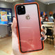 Shockproof Bumper Transparent Case For iPhone 11 Pro Max XR X XS Max 8 7 Plus 6 6s Luxury Clear Protection Gradient Back Cover