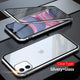 Magnetic Adsorption Metal Phone Case For iPhone 11 Pro X XS MAX XR Double Sided Glass Magnet Cover For iPhone 6 6s 8 7 Plus Case