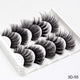 Oiko Store  3D-55 SEXYSHEEP 5Pairs 3D Mink Hair False Eyelashes Natural/Thick Long Eye Lashes Wispy Makeup Beauty Extension Tools