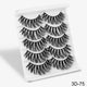 Oiko Store  3D-75 SEXYSHEEP 5Pairs 3D Mink Hair False Eyelashes Natural/Thick Long Eye Lashes Wispy Makeup Beauty Extension Tools