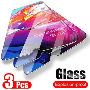 3PCS Tempered Glass For Samsung Galaxy A50 A30 Screen Protector Glass For Samsung Galaxy M20 M30 A20 A20E A40 A80 A70 A60 Glass
