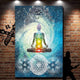 Polyester Indian Mandala Wall Hanging Tapestry 200X130cm Bohemian Bedspread Throw Blanket Dorm Yoga Mat Home Room Decoration