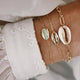 Oiko Store  4394 30 Styles Mix Turtle Heart Pearl Wave LOVE Crystal Marble Charm Bracelets for Women Boho Tassel Bracelet Jewelry Wholesale