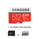 SAMSUNG Memory Card Micro SD 256GB 32GB 64GB 128GB 512G SDHC SDXC Grade EVO+ Class 10 C10 UHS TF SD Cards Trans Flash Microsd