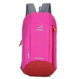 Oiko Store  5C Rose 10L Outdoor Sports Light Weight Waterproof Backpack Travel Hiking Bag Zipper Adjustable Belt Camping Knapsack Men Women Child