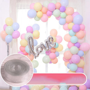 5M Balloon Accessories Balloon Chain PVC Rubber Wedding Birthday Party Decorations Kids Backdrop Decor Balloon Globos New Year