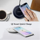 5V/2A QI Wireless Charger Charge Pad with micro usb cable For Samsung Galaxy S7 S6 EDGE S8 S9 S10 Plus for Iphone 8 X XS MAX XR
