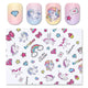 Geometric Nail Water Decals Line Dreamcacher Heart Moon Nail Disign Water Stickers For Nails DIY Nails Art Nail Polish Stickers