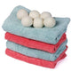 6pcs/pack Laundry Clean Ball Reusable Natural Organic Laundry Fabric Softener Ball Premium Organic Wool Dryer Balls