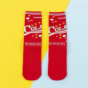 Women Socks Funny Cute Cartoon Fruits Banana Avocado Lemon Egg Cookie Donuts Food Happy Japanese Harajuku skateboard  Socks