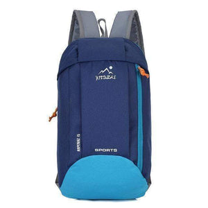 Oiko Store  7C Dark blue 10L Outdoor Sports Light Weight Waterproof Backpack Travel Hiking Bag Zipper Adjustable Belt Camping Knapsack Men Women Child