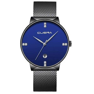 Men's Wrist Watch Luxury Steel Strap Casual Quartz Ultra Thin Watches Men male watch metal relogios masculinos