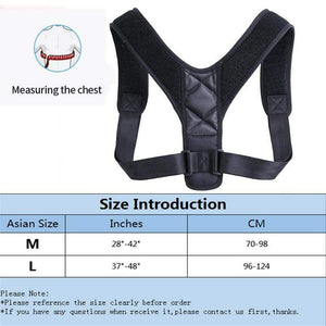 Adjustable Medical Men/women Back Posture Corrector Clavicle Spine Back Shoulder Lumbar Brace Support Belt Posture Correction 03