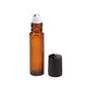 Amber 10 ml Glass Roll-on Bottles with Stainless Steel Roller Balls Empty Essential Oil Perfume Refillable Bottles Beauty Care
