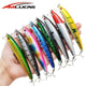 Oiko Store  Amlucas Fishing Lure Hard Bait 9.5cm 9g Minnow Crankbait Wobblers Peche Bass Artificial Baits Pike Carp Lures Swimbait WW165