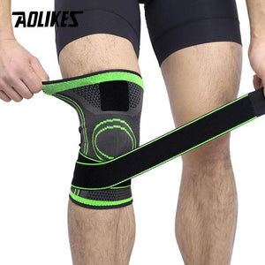 Oiko Store  AOLIKES 1PCS 2019 Knee Support Professional Protective Sports Knee Pad Breathable Bandage Knee Brace Basketball Tennis Cycling
