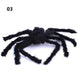 Super big plush spider made of wire and plush black and multicolour style for party or halloween decorations 1Pcs 30cm,50cm,75cm