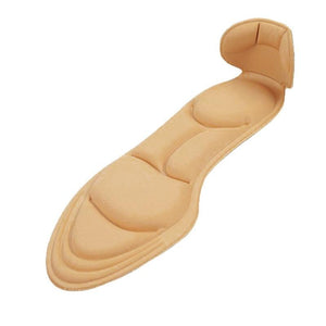 1 Pair Women Insole Pad Breathable Anti-slip Inserts High Heel Insert Pad Foot Heel Protector Shoes Accessories