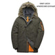 TIGER FORCE Winter Jacket Men Padded Parka Russia Man Winter Coat Artificial Fur Big Pockets Medium-long Thick Parkas Snowjacket