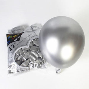 10PCS 12inch silver gold Metallic Latex Balloons Pearly Metal balloon Gold Colors Globos Wedding Birthday Party Supplies Balloon