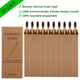 10pcs Natural Bamboo Charcoal Toothbrushes Soft Bristles Eco Friendly Oral Care Travel Tooth Brush Bamboo Charcoal Toothbrushes