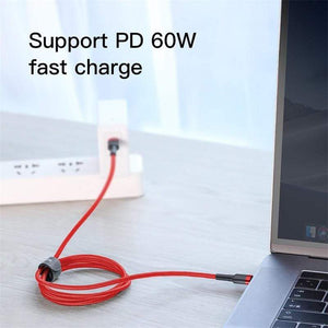 Baseus USB Type C to Type C Cable for Redmi Note 8 Pro Quick Charge 4.0 100W Fast Charge Type-C Cable for Samsung S10 USB-C Wire