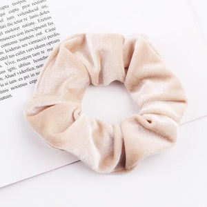 33Colors Korea Velvet Hair Scrunchie Elastic Hair Bands Solid Color Women Girls Headwear Ponytail Holder Hair Accessories
