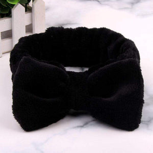 2019 New OMG Letter Coral Fleece Wash Face Bow Hairbands For Women Girls Headbands Headwear Hair Bands Turban Hair Accessories
