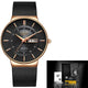 2019 New Blue Quartz Clock LIGE Mens Watches Top Brand Luxury Watch For Men Simple All Steel Waterproof Wrist Watch Reloj Hombre