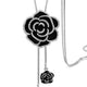 Oiko Store Black Rose Ladies' Necklace RAVIMOUR