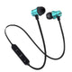 Oiko Store  Blue Magnetic Wireless Bluetooth Earphone Stereo Sports Waterproof Earbuds Wireless in-ear Headset with Mic For IPhone 7 Samsung