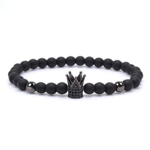 Oiko Store bracelet Crown Black Unisex Bracelet - Imperial Crown