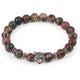 Oiko Store bracelet dark red lion Unisex Bracelet - Owl Buddha