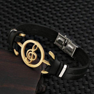Oiko Store bracelet gold black Men Bracelet - Musical