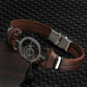 Oiko Store bracelet gun black brown Men Bracelet - Musical
