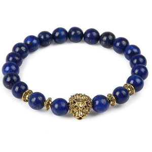 Oiko Store bracelet lapis lazuli lion Unisex Bracelet - Owl Buddha