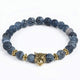 Oiko Store bracelet leopard gold Unisex Bracelet - Owl Buddha
